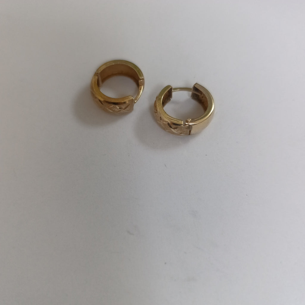 ARRACADAS PAR ORO 10 K 2.8 GRMS (SEMINUEVO)