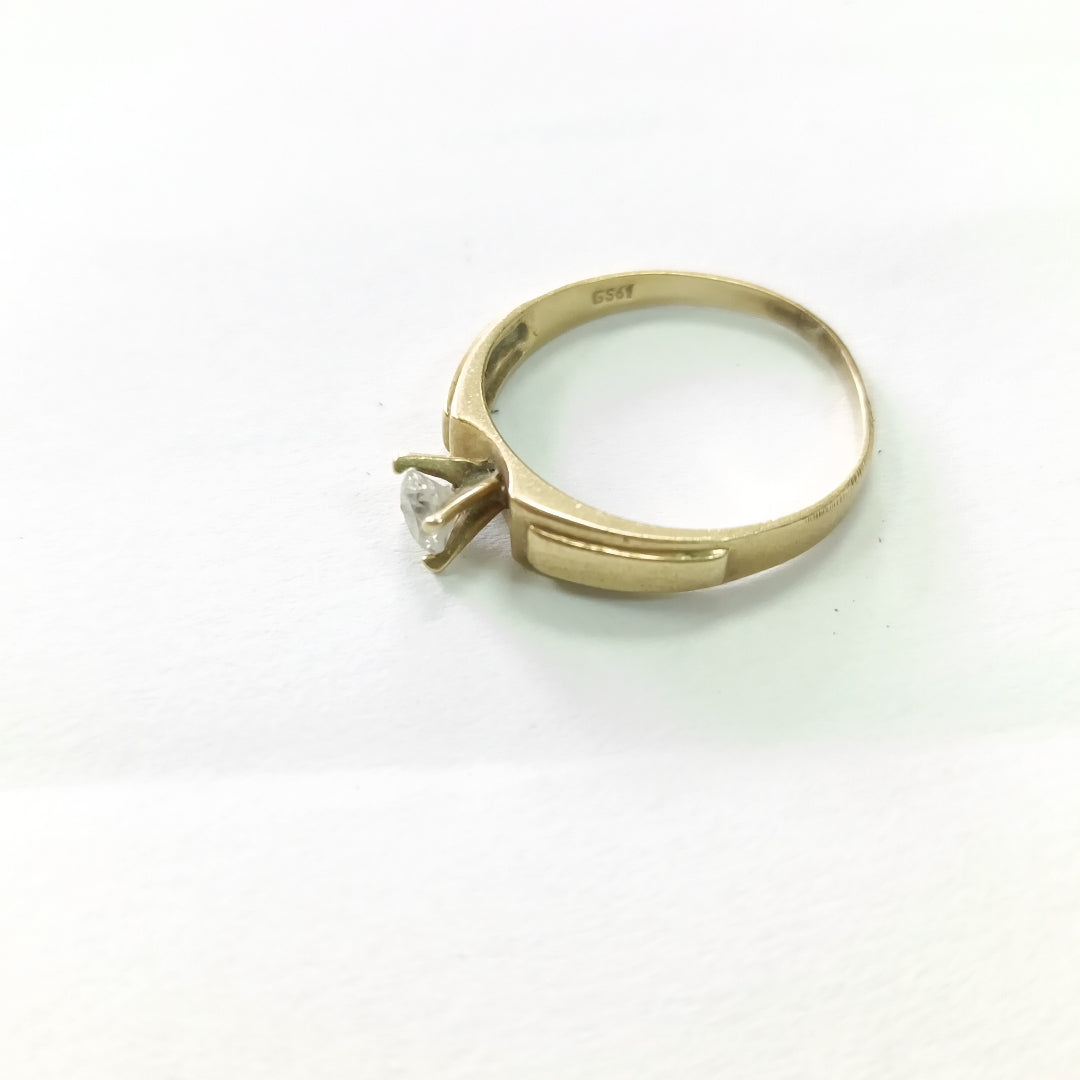 SOLITARIO ORO 10 K 1,70 GRMS (SEMINUEVO)