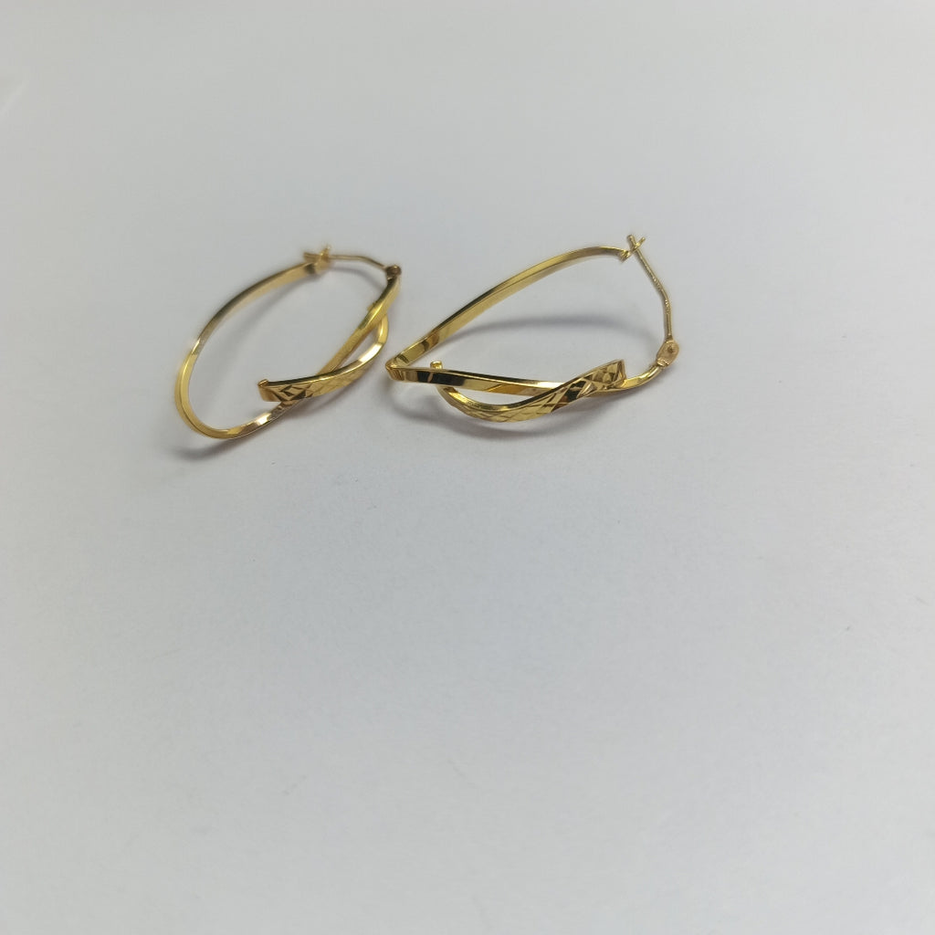 ARRACADAS PAR ORO 14 K 1.6 GRMS (SEMINUEVO)