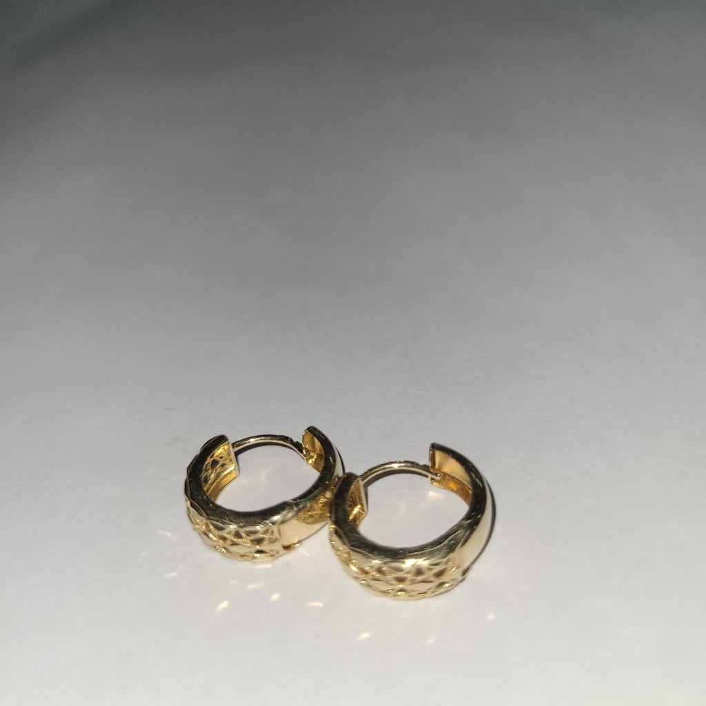 ARRACADAS PAR ORO 14 K 1.7 GRMS (SEMINUEVO)