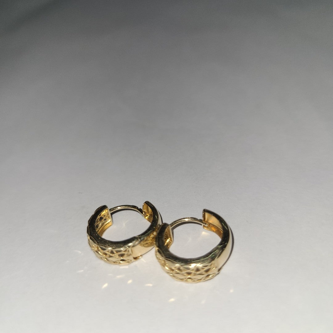 ARRACADAS PAR ORO 14 K 1.7 GRMS (SEMINUEVO)