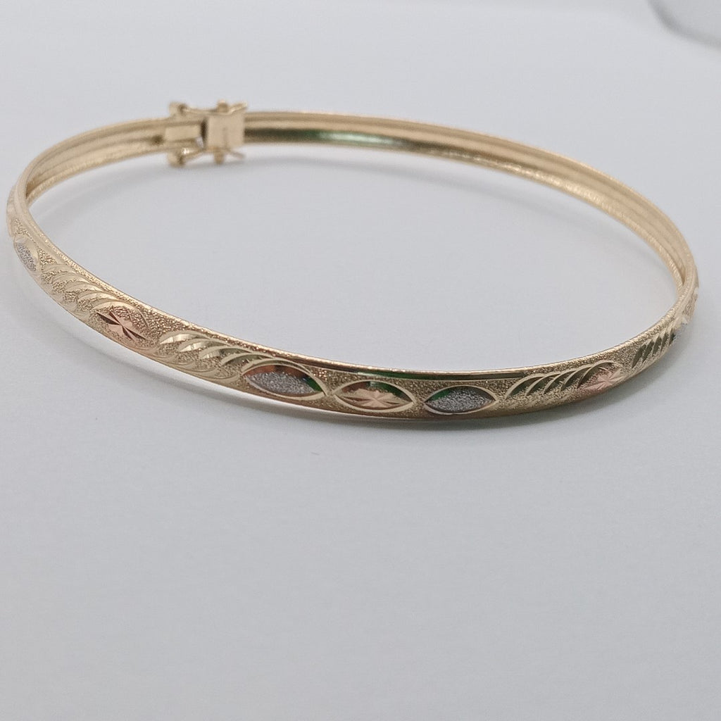 PULSERA RIGIDA ORO 14 K 5.6 GRMS (SEMINUEVO)