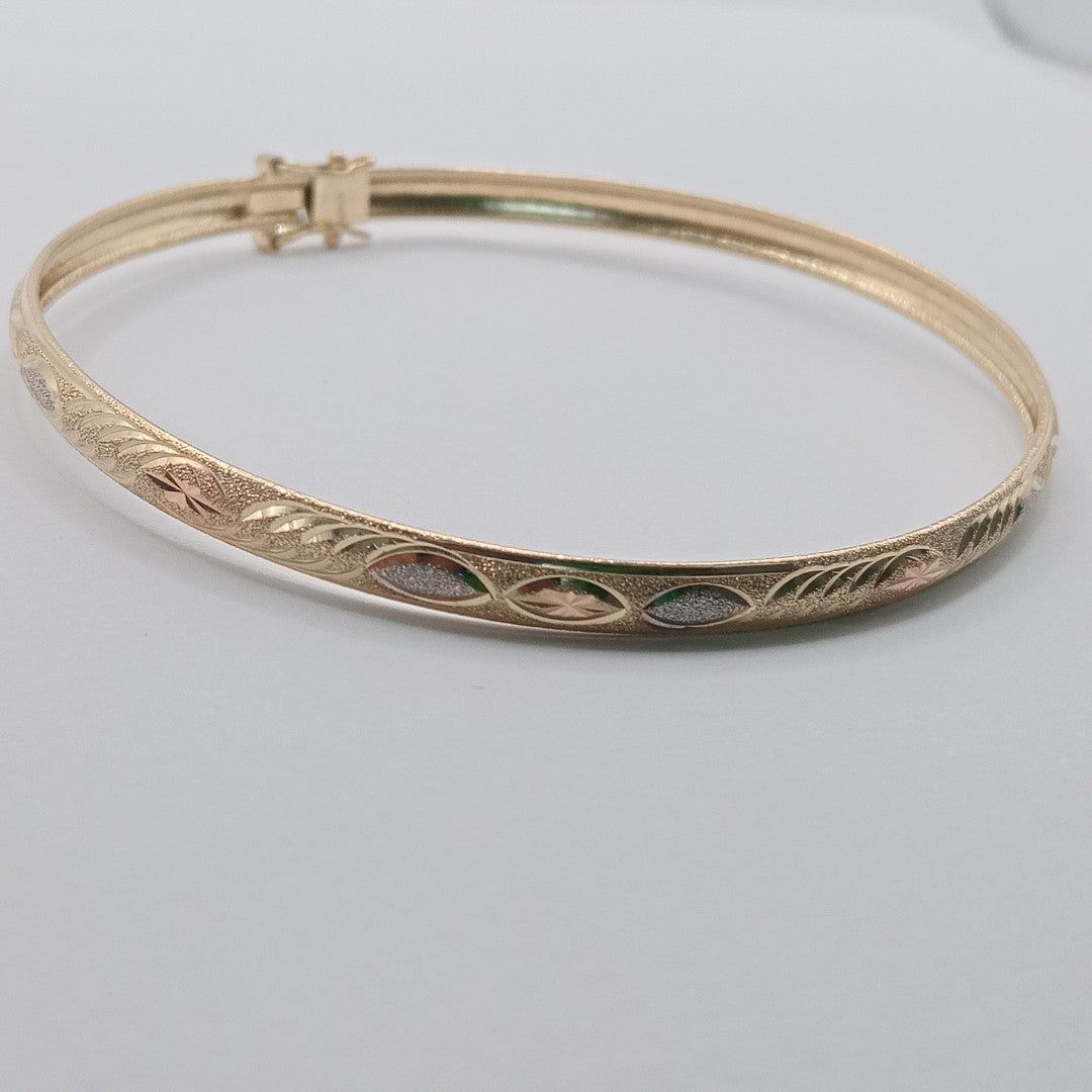 PULSERA RIGIDA ORO 14 K 5.6 GRMS (SEMINUEVO)