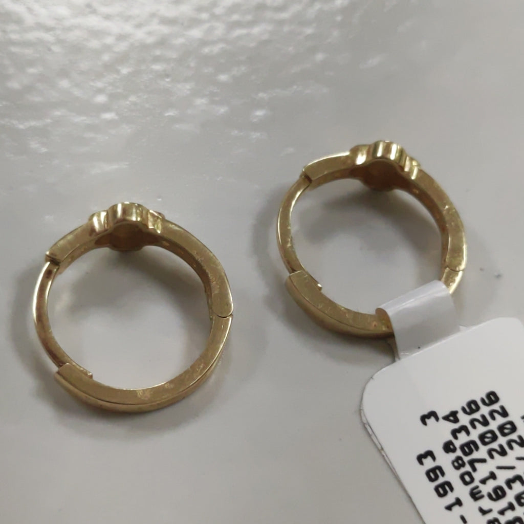 ARRACADAS PAR ORO 14 K 2.2 GRMS (SEMINUEVO)