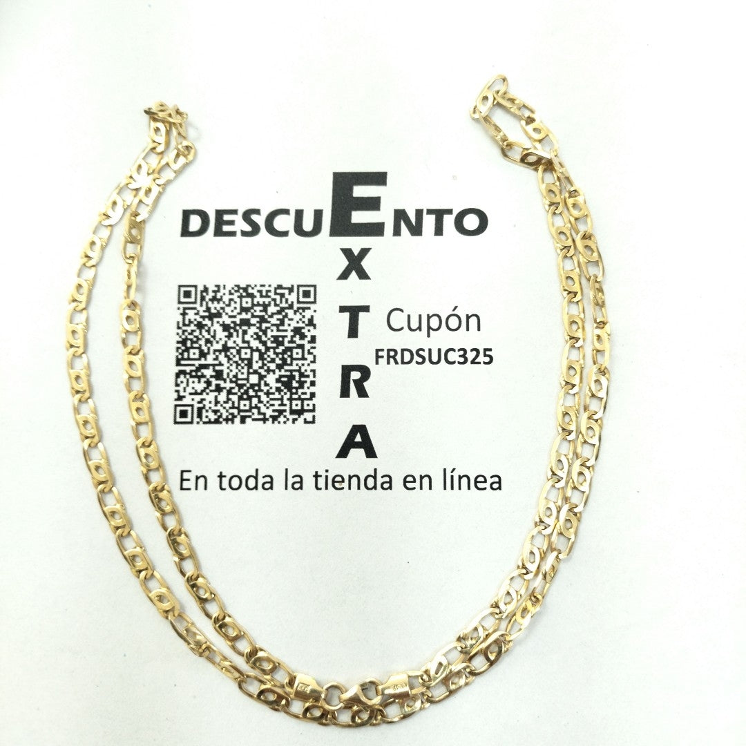 CADENA ORO 14 K 12.4 GRMS (SEMINUEVO)