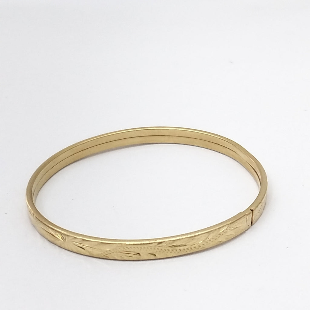 PULSERA RIGIDA ORO 14 K 5,40 GRMS (SEMINUEVO)