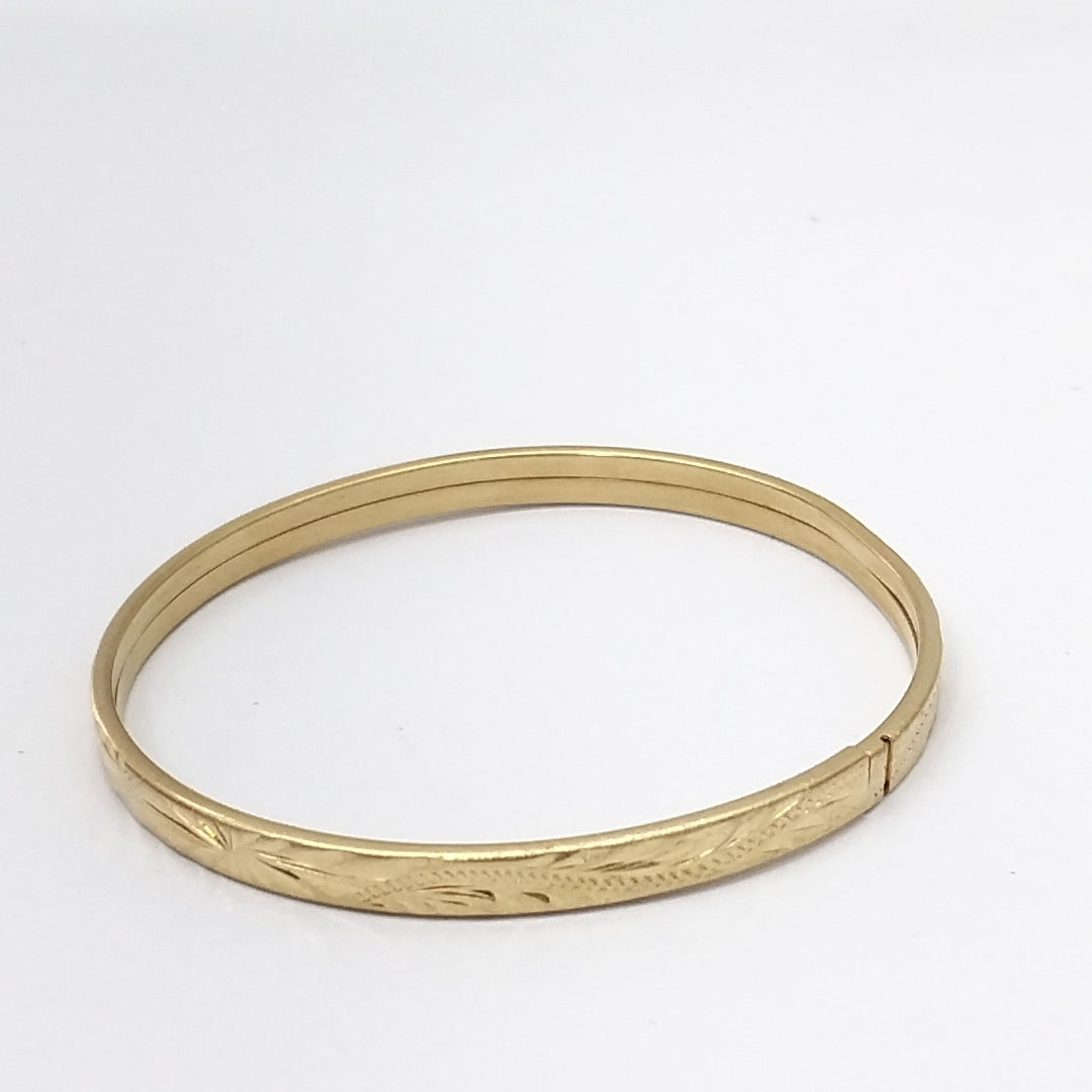 PULSERA RIGIDA ORO 14 K 5,40 GRMS (SEMINUEVO)