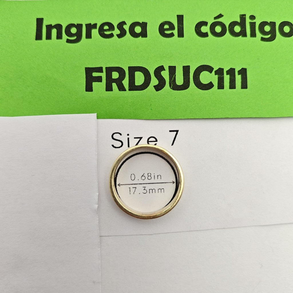 ARGOLLA ORO 14 K 3.1 GRMS (SEMINUEVO)
