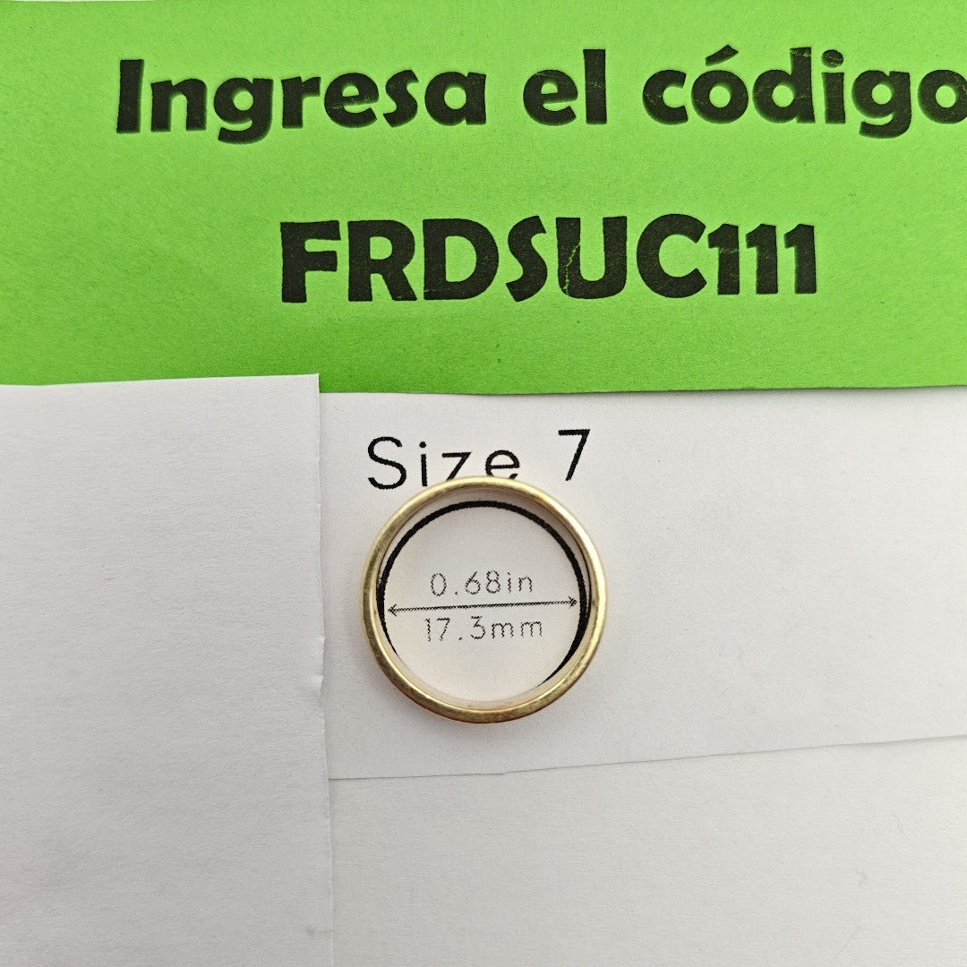ARGOLLA ORO 14 K 3.1 GRMS (SEMINUEVO)