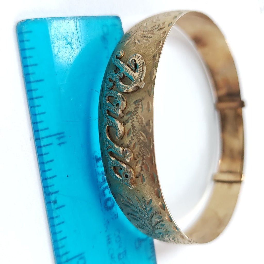 PULSERA RIGIDA ORO 8 K 10.1 GRMS (SEMINUEVO)