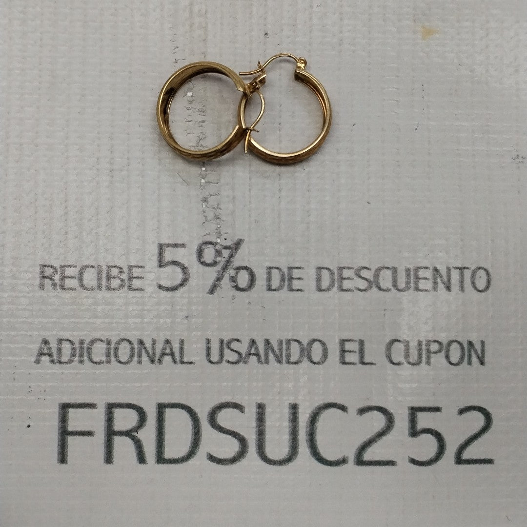 ARRACADAS PAR ORO 10 K 2.8 GRMS (SEMINUEVO)