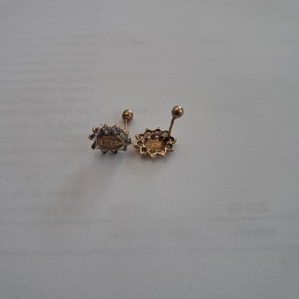 ARETES PAR ORO 14 K 1 GRMS (SEMINUEVO)