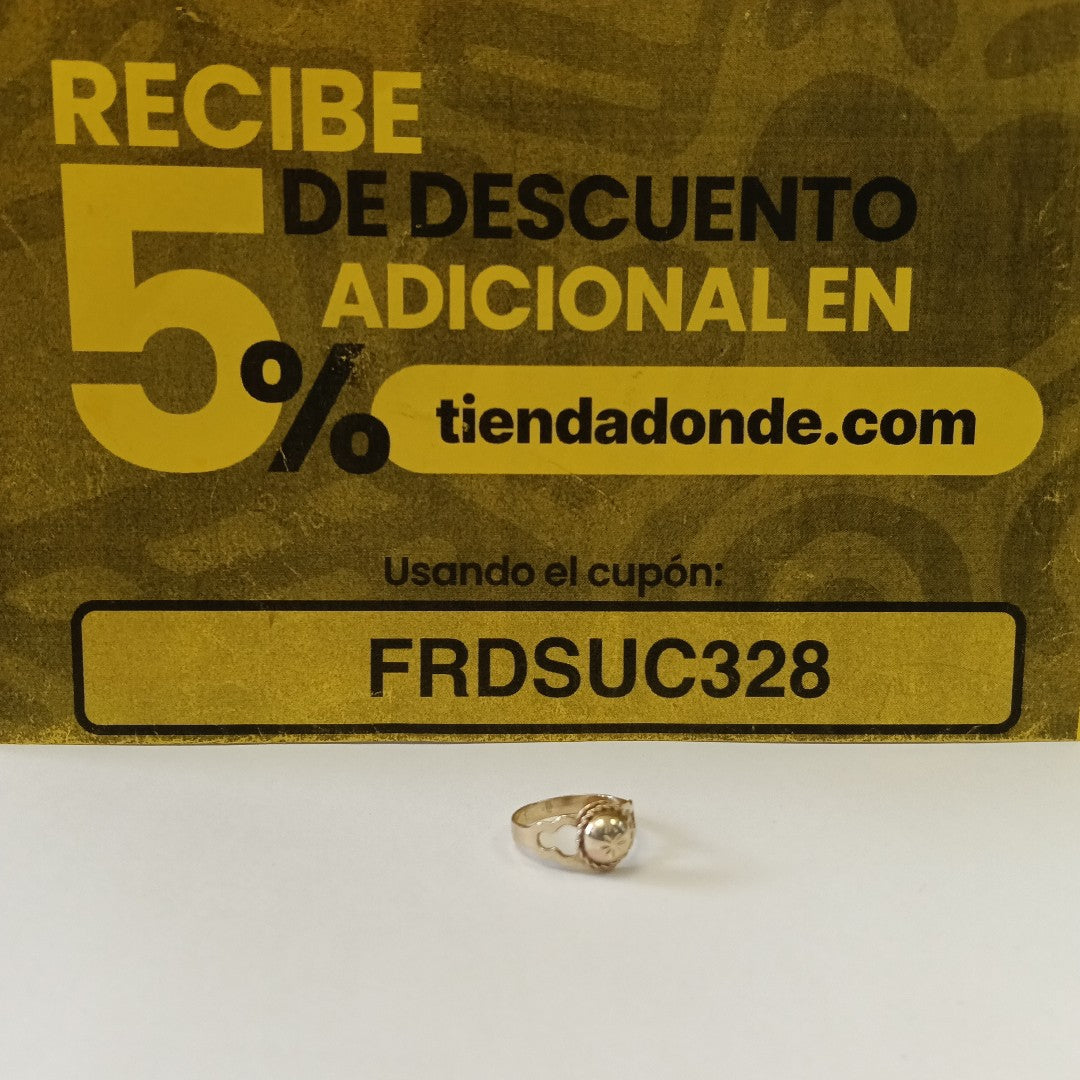 ANILLITO ORO 10 K 1.5 GRMS (SEMINUEVO)