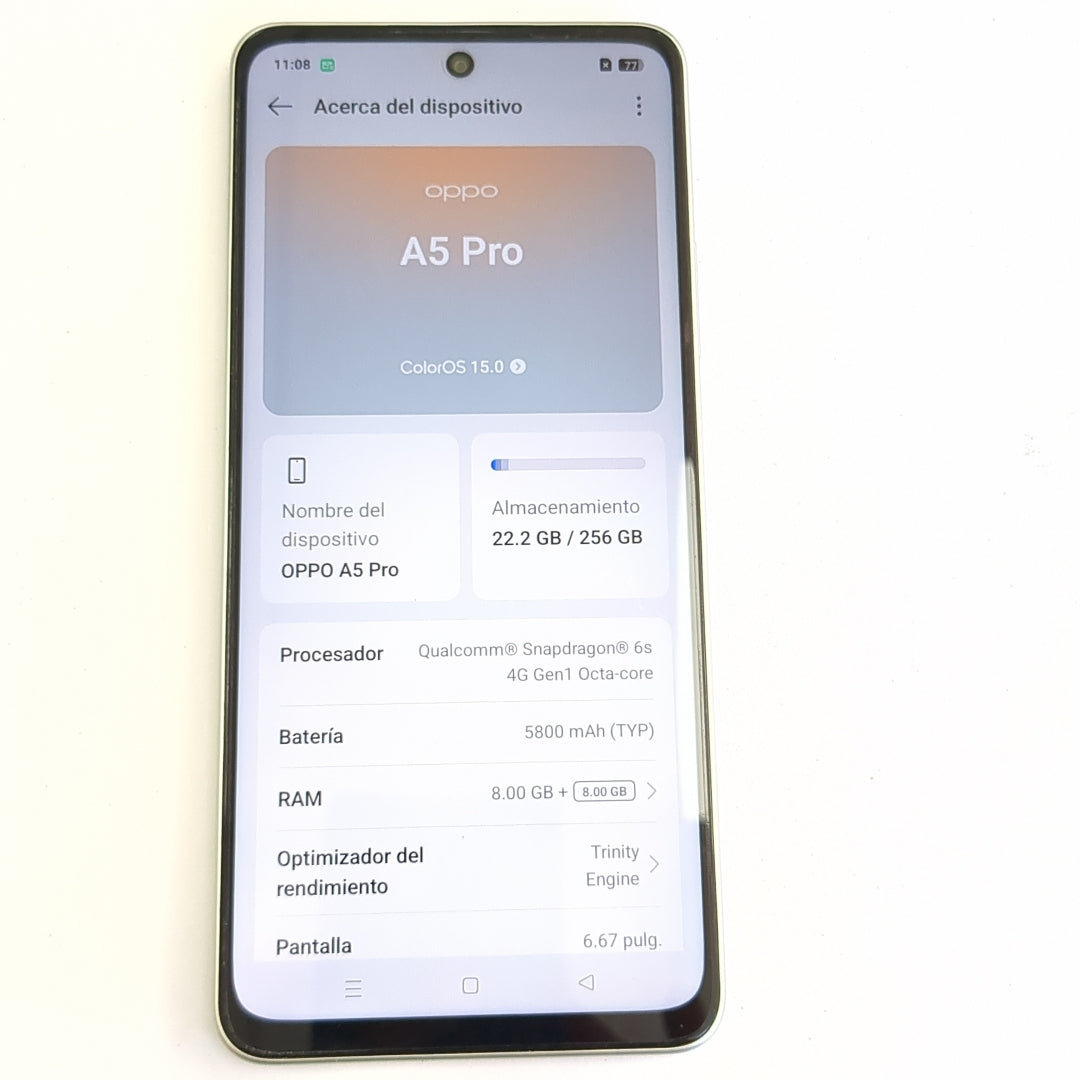 CELULAR OPPO  A5 PRO CPH2711 (2025) 256 GB 8 GB RAM