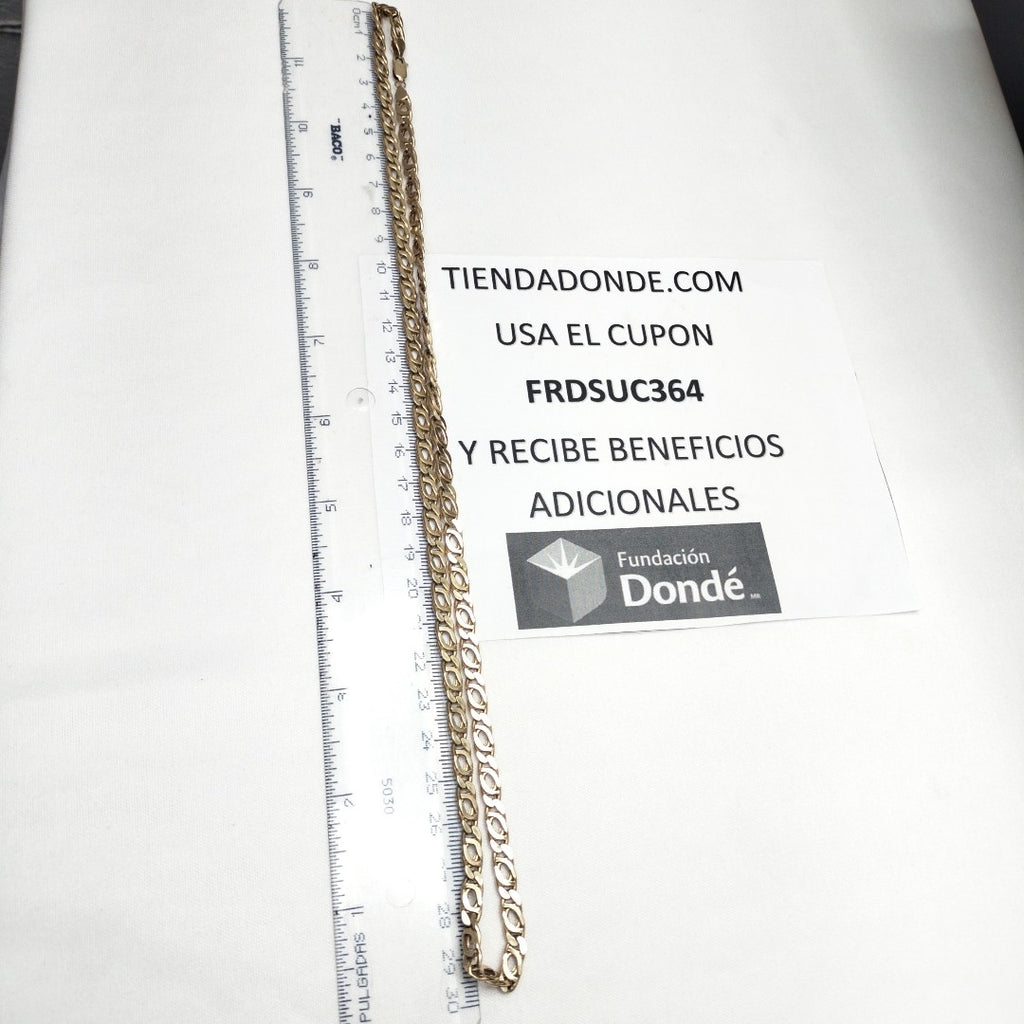 CADENA ORO 14 K 15 GRMS (SEMINUEVO)