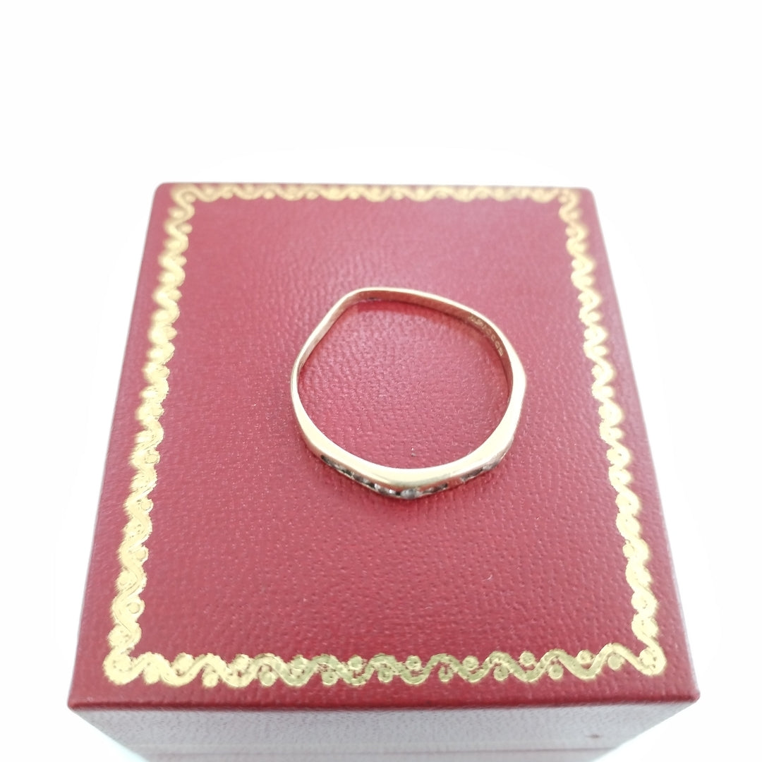ANILLITO, MEDIA CHURUMBELA ORO 14 K 1.2 GRMS (SEMINUEVO)