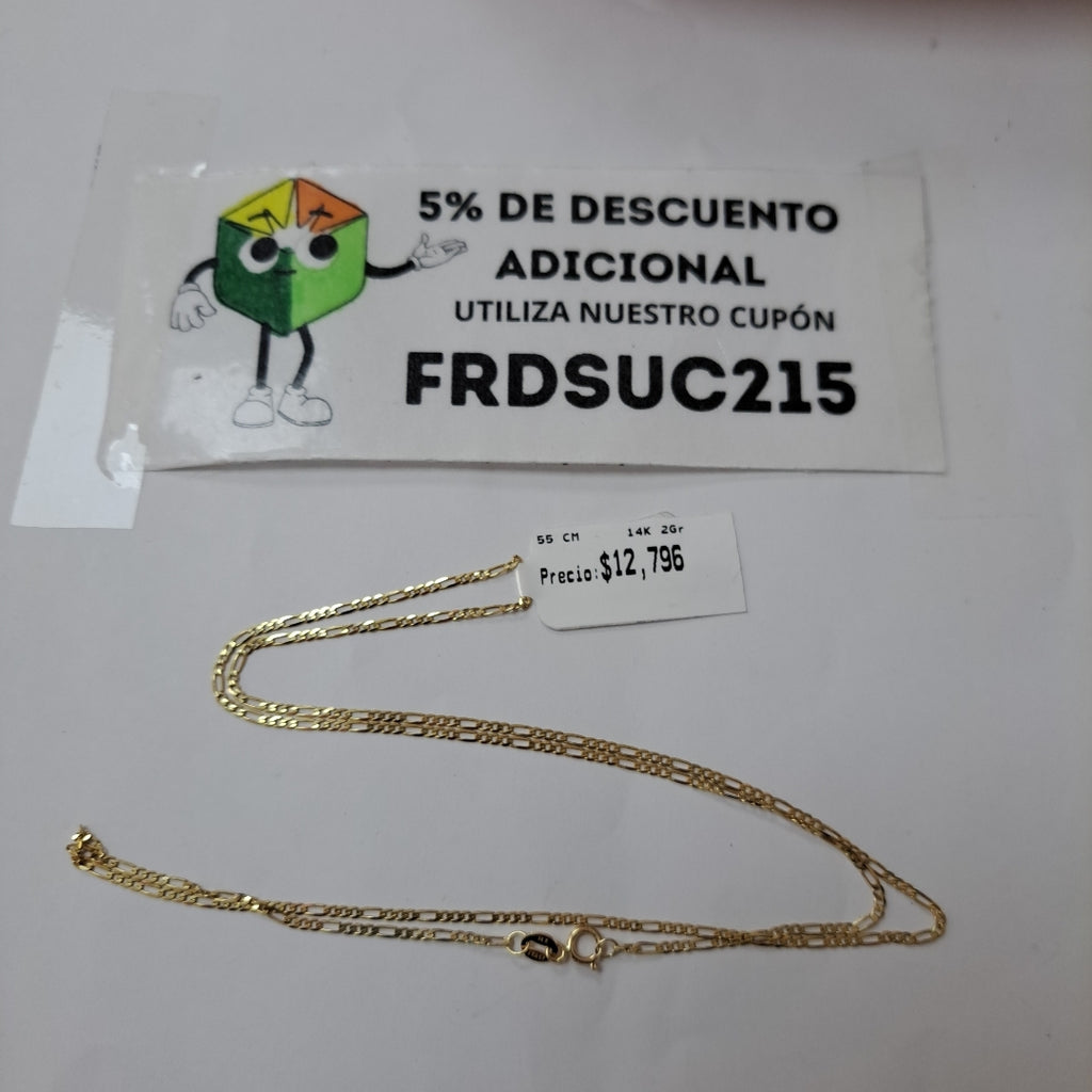 CADENAS CARTIER 3 1 AMARILLA ORO 14K 2 (NUEVO)