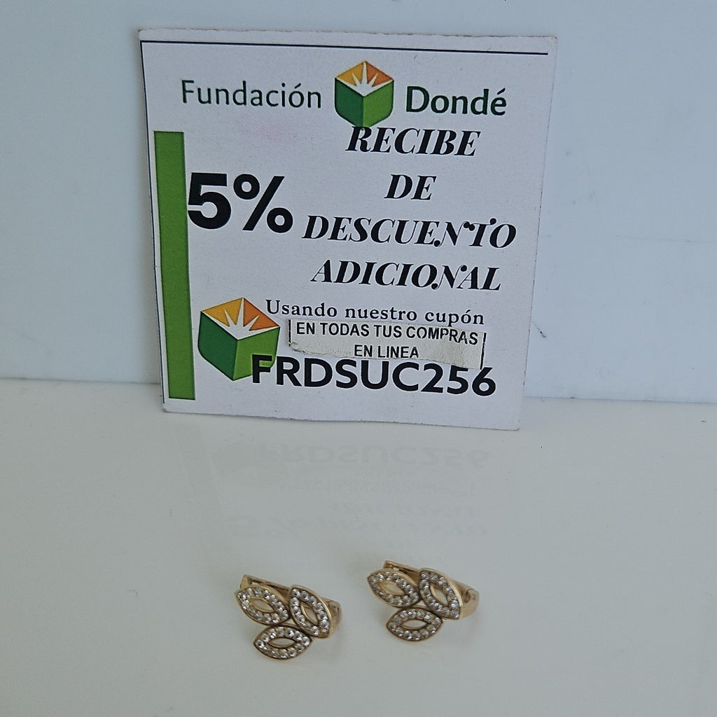 BROQUELES ORO 14K 2.4 (NUEVO)