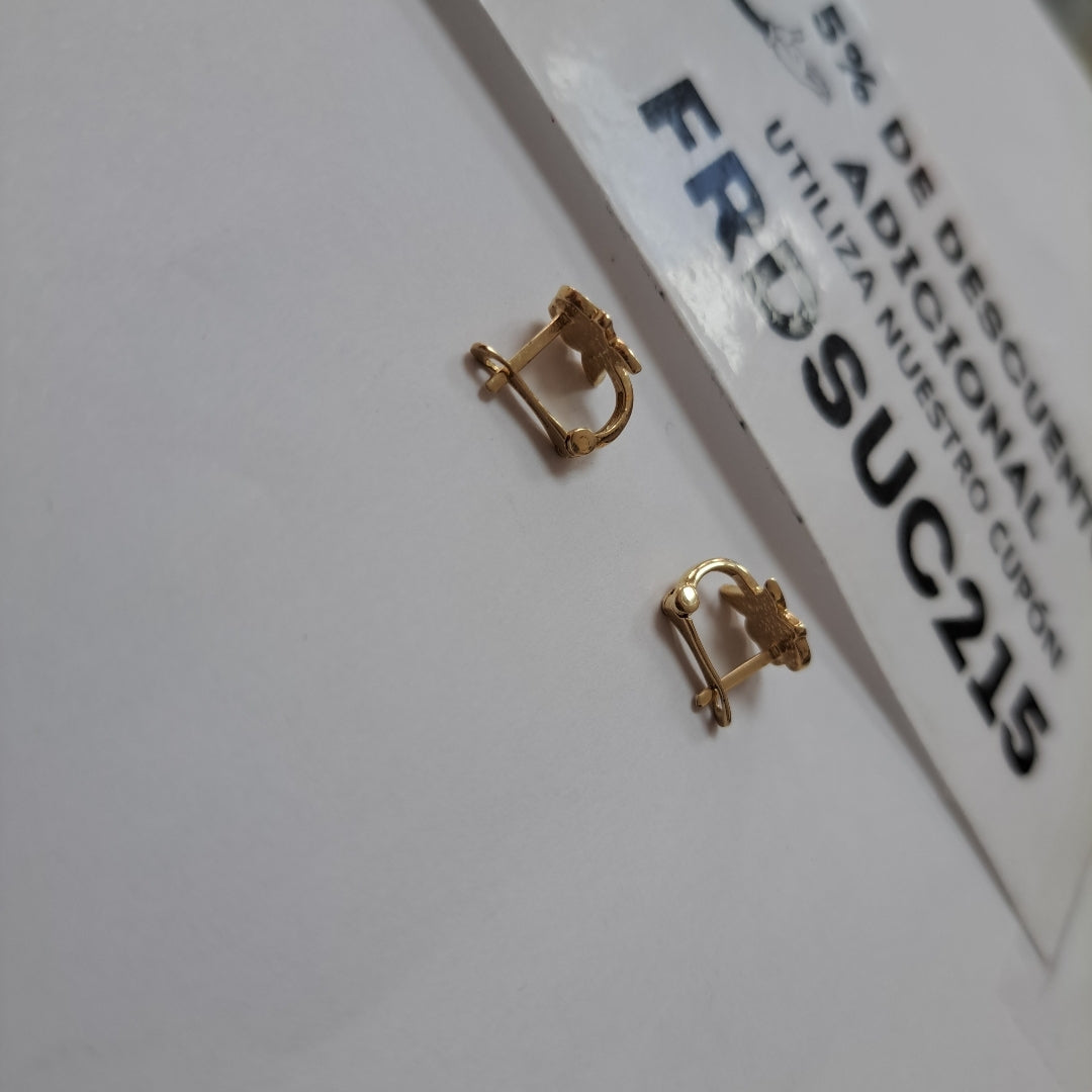 BROQUELES ORO 14K 1.3 (NUEVO)