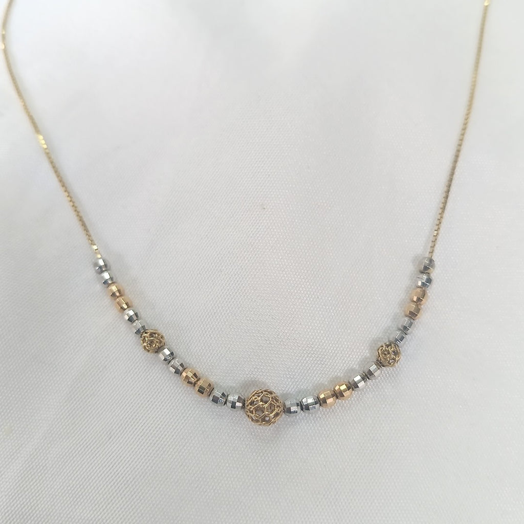 GARGANTILLA ORO,ORO COMBINADO 10 K 3,40 GRMS (SEMINUEVO)
