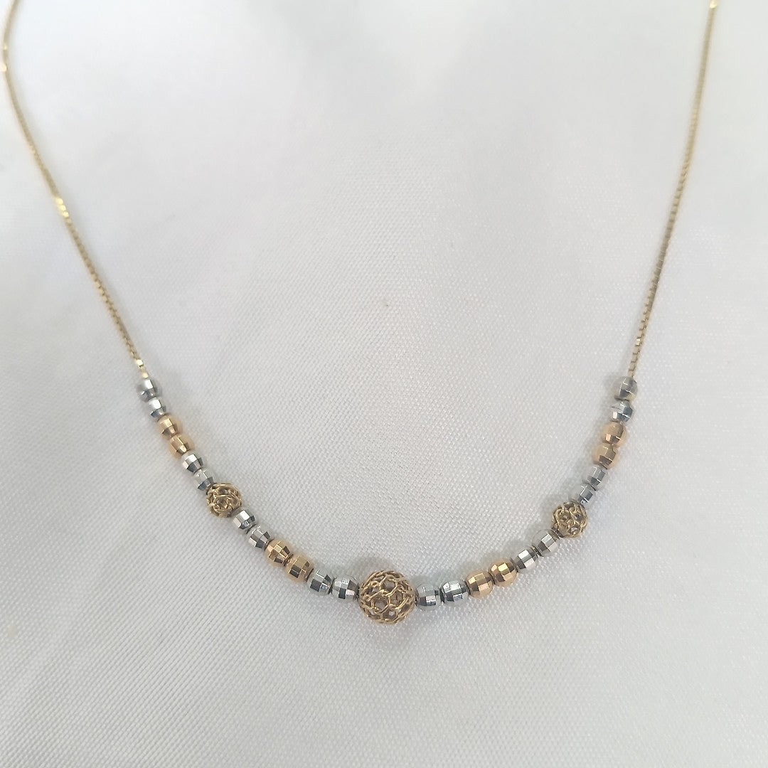 GARGANTILLA ORO,ORO COMBINADO 10 K 3,40 GRMS (SEMINUEVO)