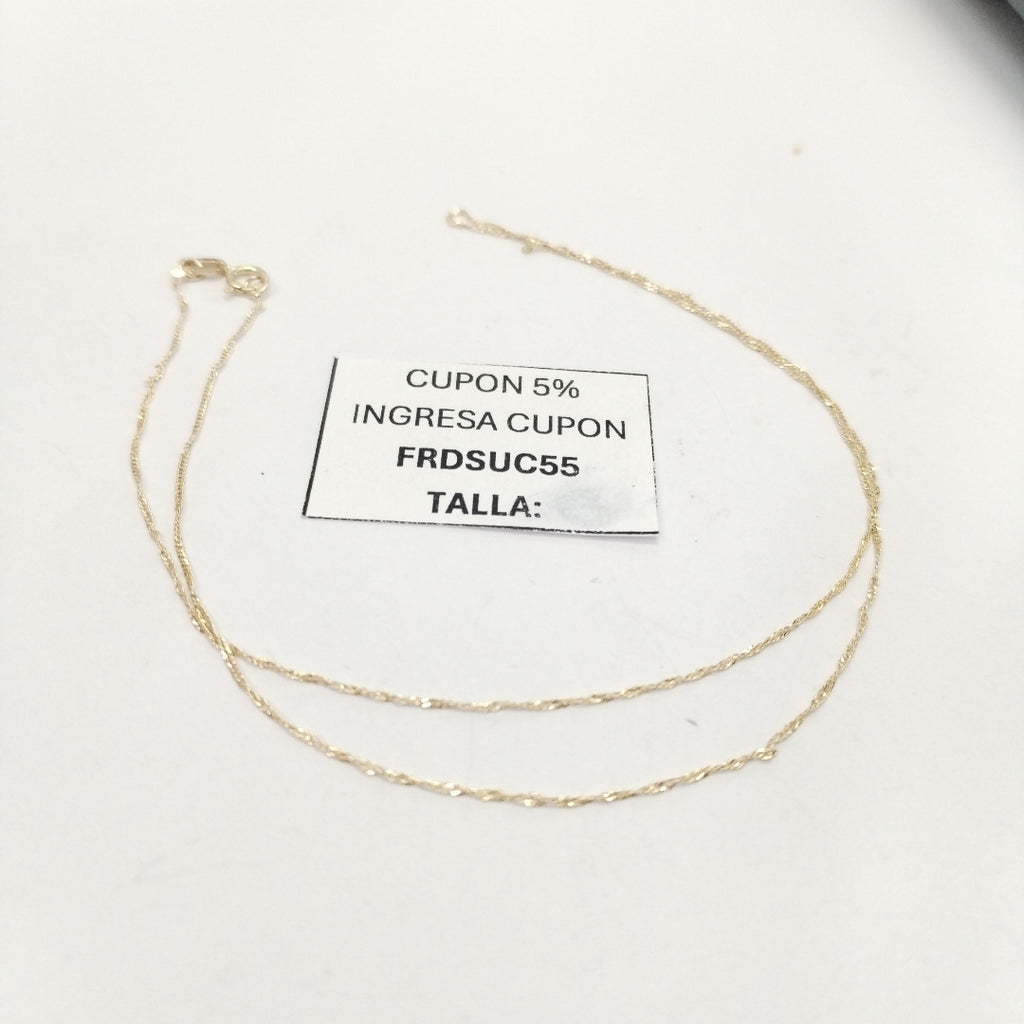 CADENA ORO 14 K 0,60 GRMS (SEMINUEVO)