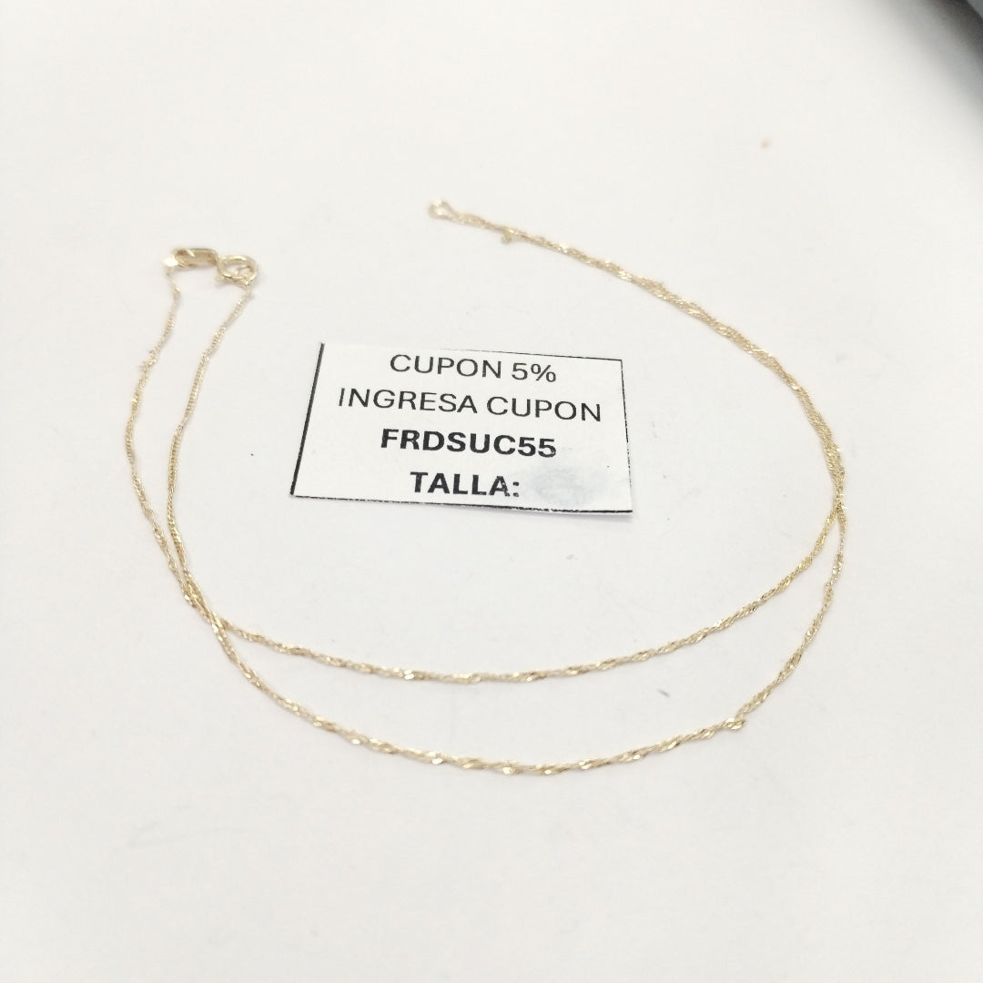 CADENA ORO 14 K 0,60 GRMS (SEMINUEVO)