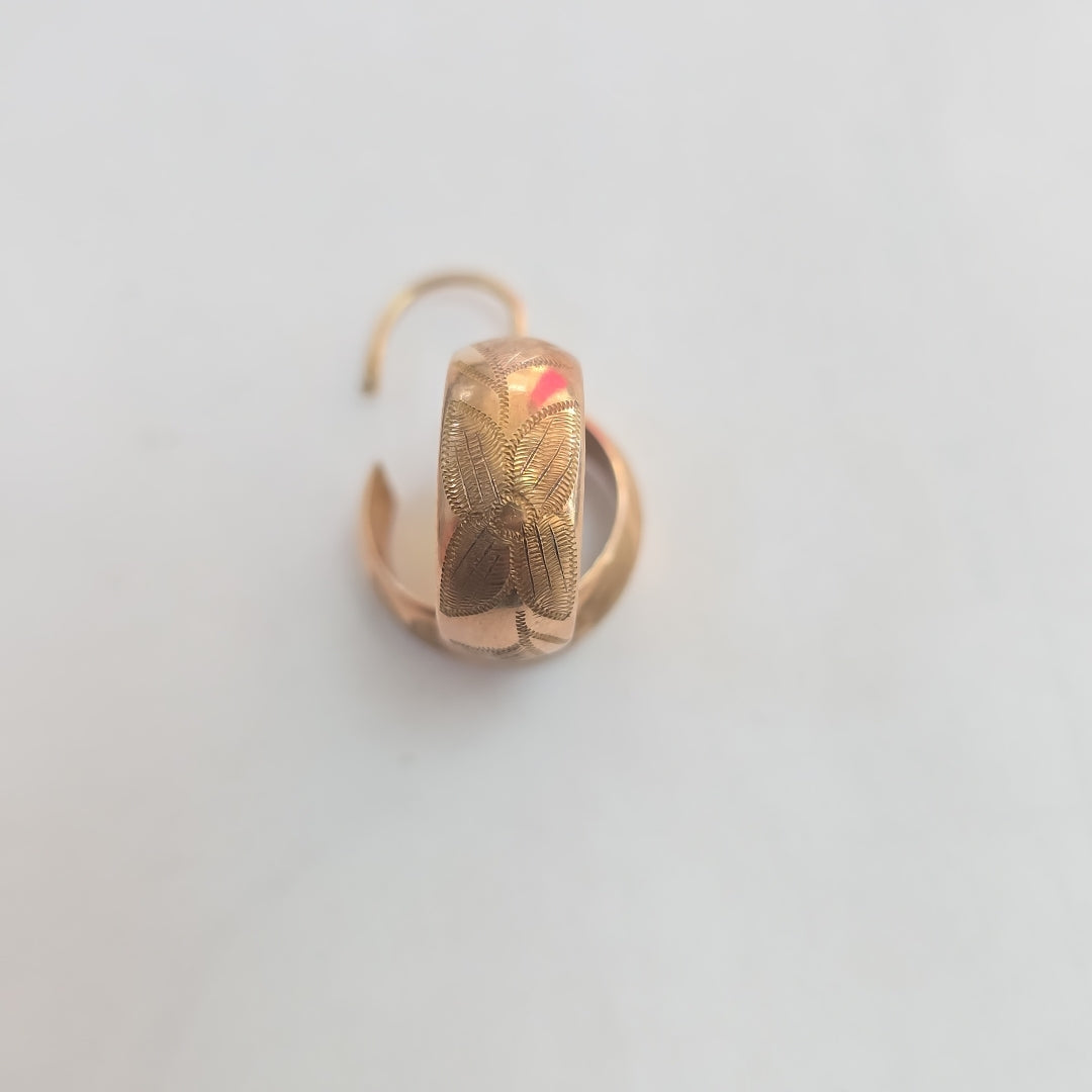 ARRACADAS PAR ORO 10 K 2.6 GRMS (SEMINUEVO)