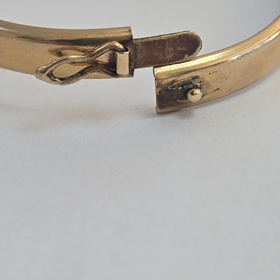 PULSERA RIGIDA ORO 10 K 5.5 GRMS (SEMINUEVO)