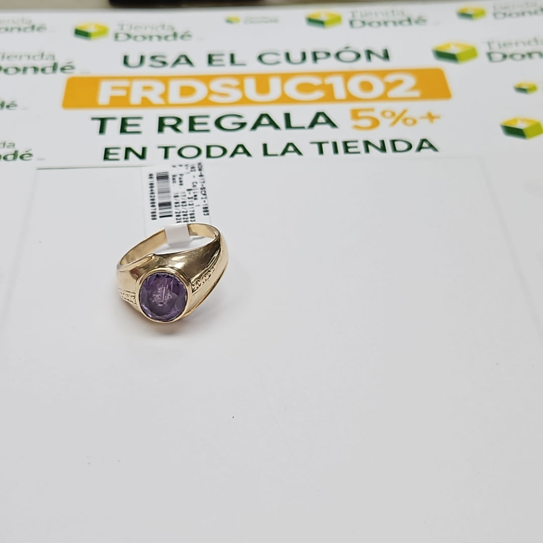 ANILLO ORO 10 K 6.3 GRMS (SEMINUEVO)