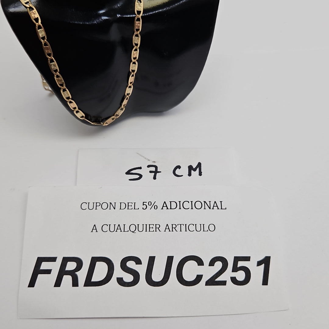 CADENA ORO 10 K 5,90 GRMS (SEMINUEVO)