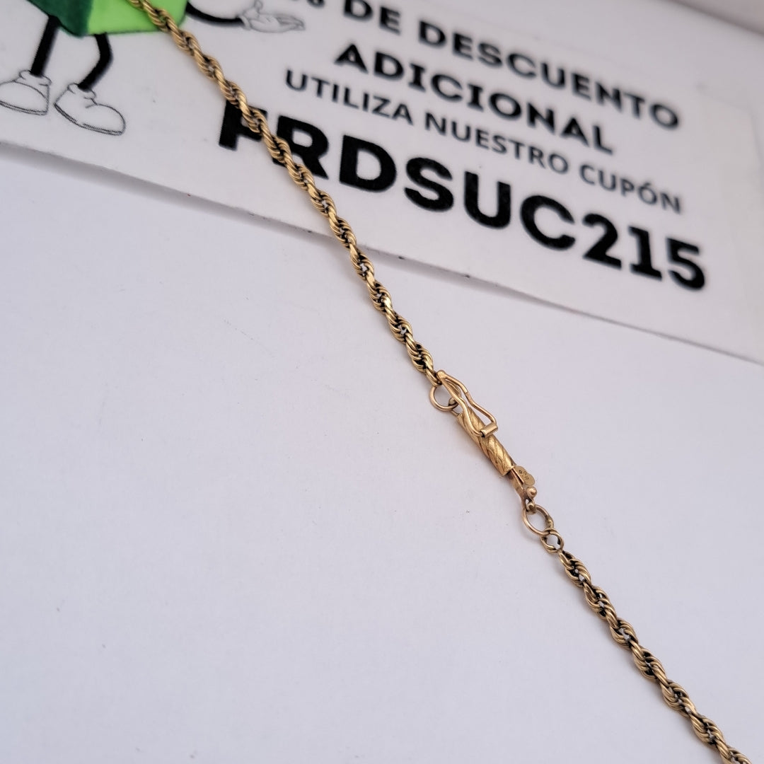 CADENA ORO 14 K 9,10 GRMS (SEMINUEVO)
