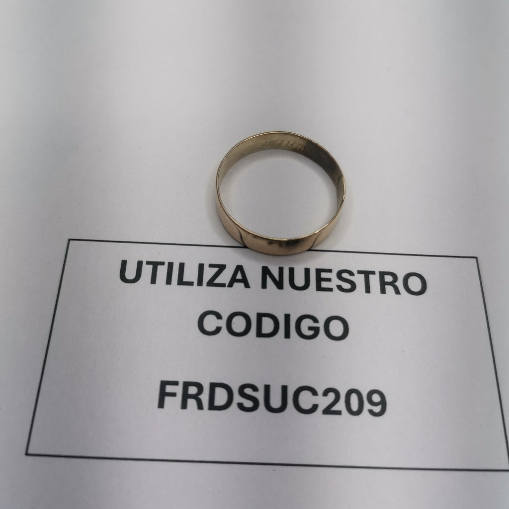 ARGOLLA ORO 10 K 1.8 GRMS (SEMINUEVO)