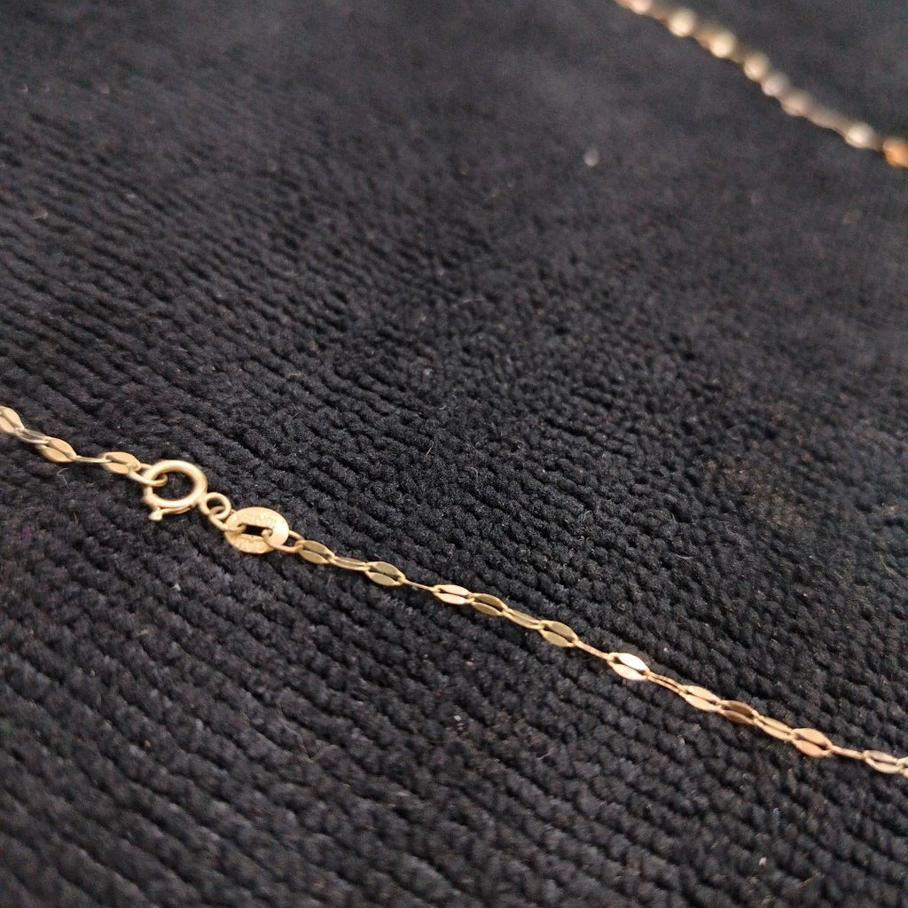 CADENA ORO COMBINADO 10 K 1.2 GRMS (SEMINUEVO)