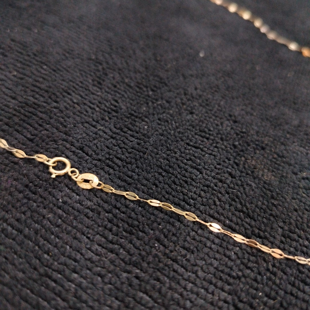 CADENA ORO COMBINADO 10 K 1.2 GRMS (SEMINUEVO)
