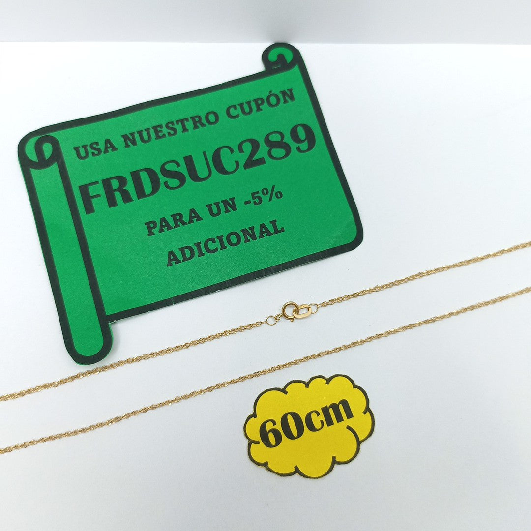 CADENA ORO 14 K 1,80 GRMS (SEMINUEVO)