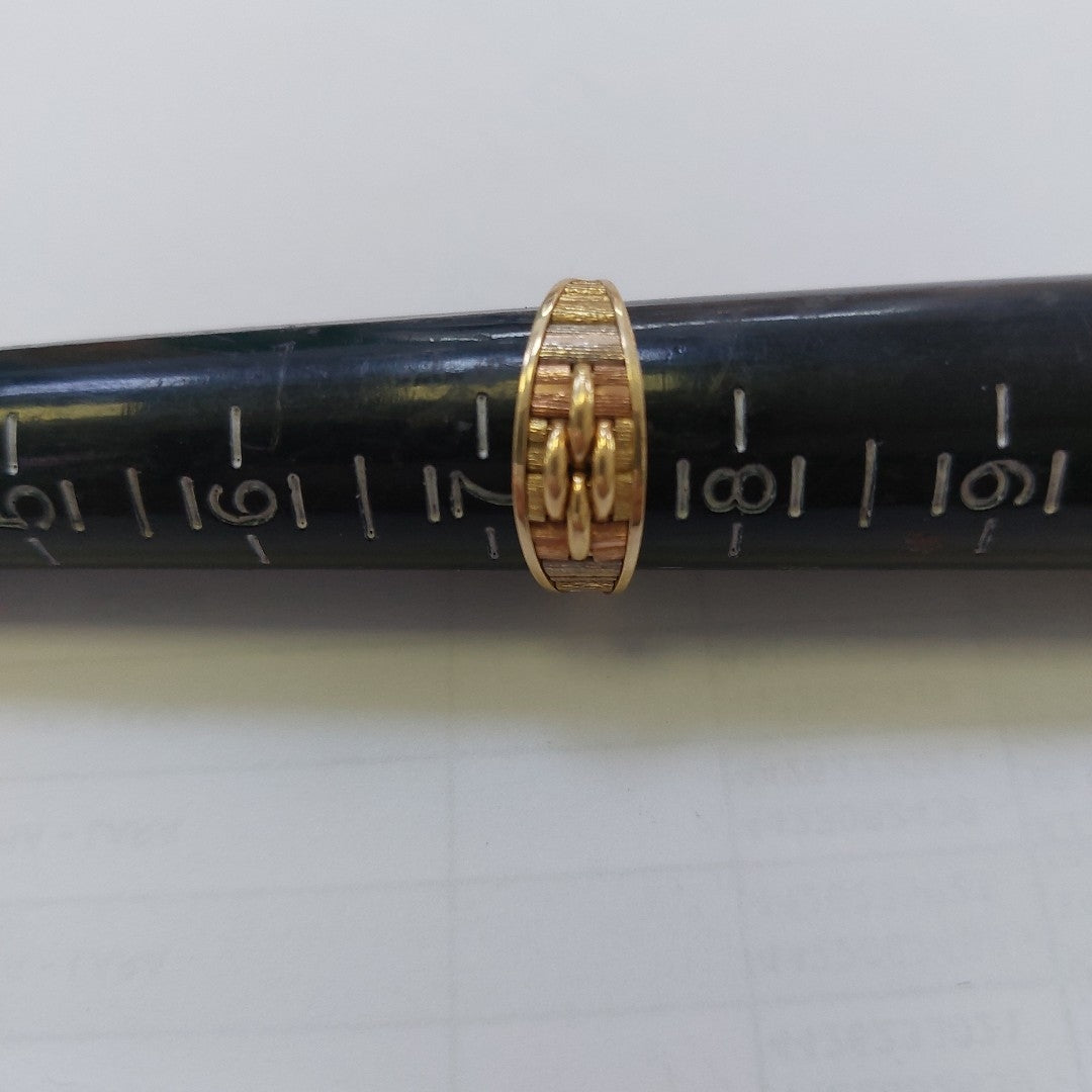 ANILLITO ORO COMBINADO 14 K 3.3 GRMS (SEMINUEVO)
