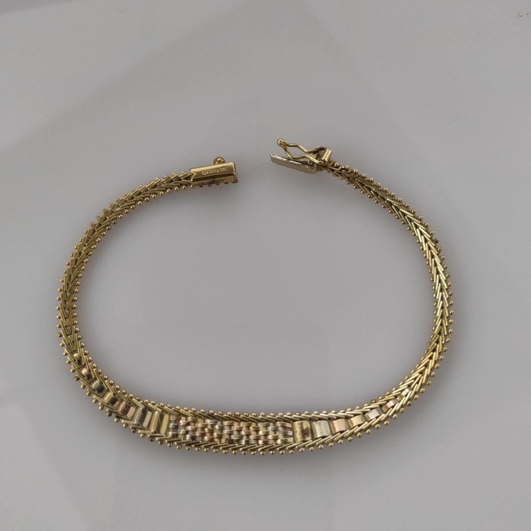 PULSERA ORO 14 K 7.9 GRMS (SEMINUEVO)