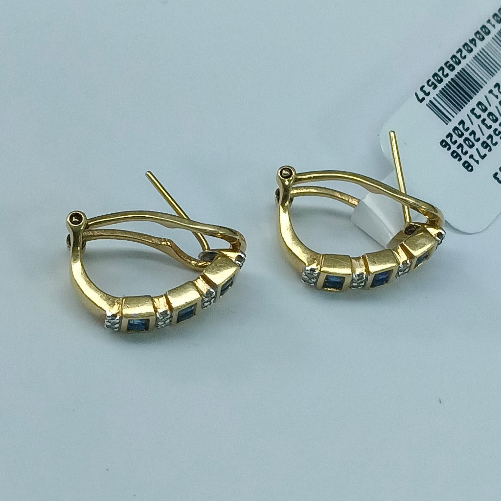 ARETES PAR ORO 18 K 4.7 GRMS (SEMINUEVO)