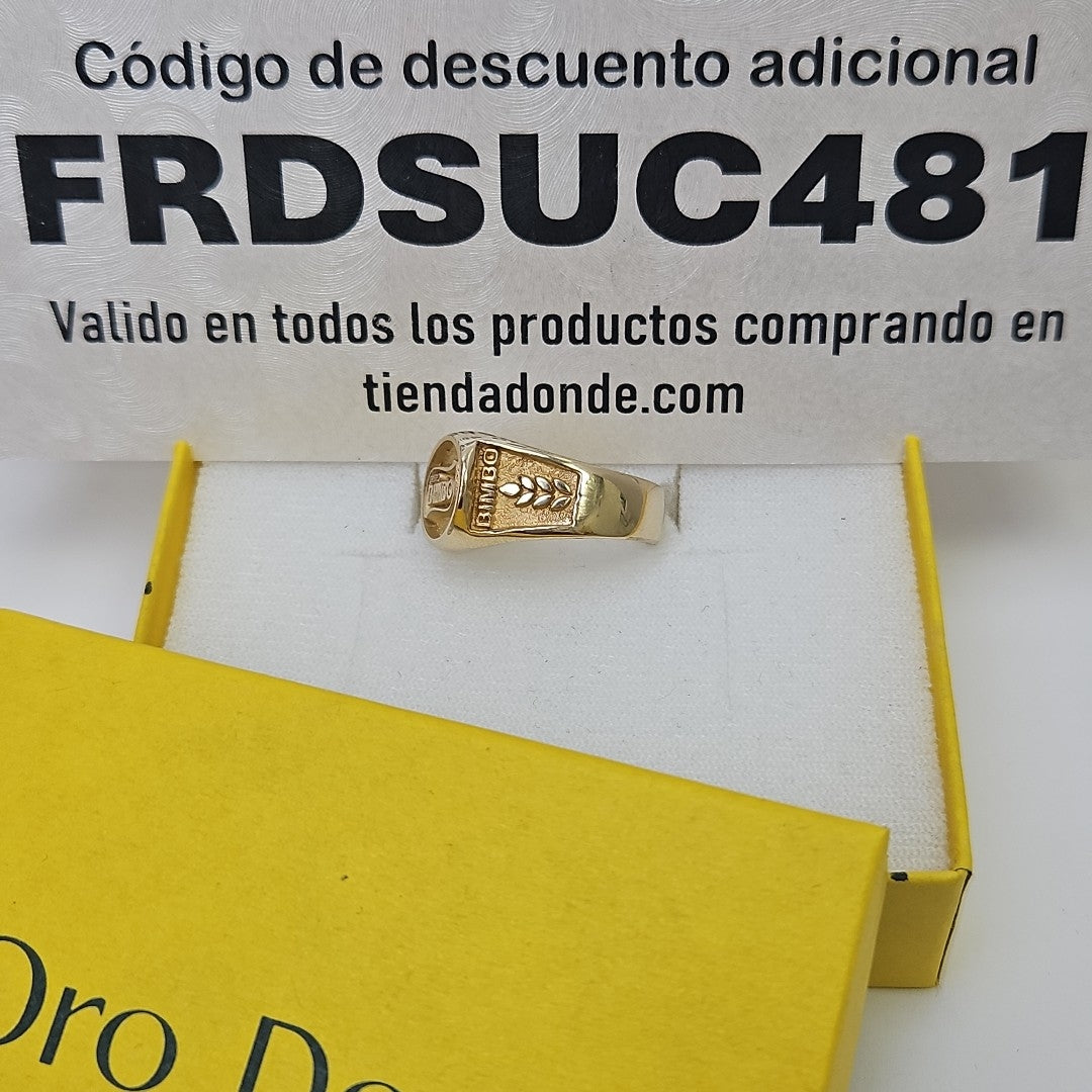 ANILLO ORO 10 K 11,10 GRMS (SEMINUEVO)