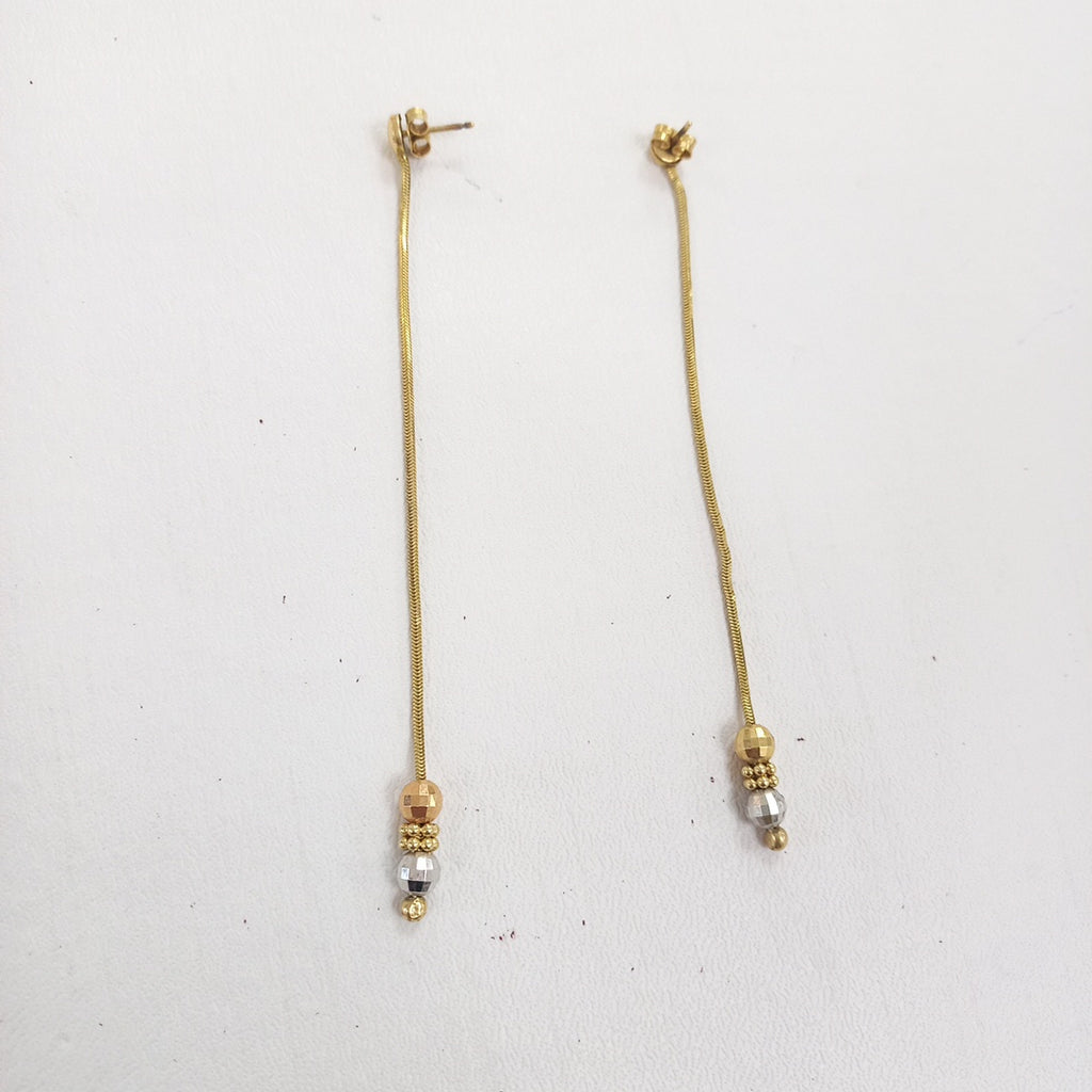 BROQUELES PAR ORO 14 K 3.8 GRMS (SEMINUEVO)