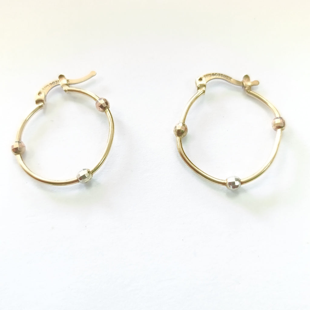 ARETES PAR ORO 10 K 1.7 GRMS (SEMINUEVO)
