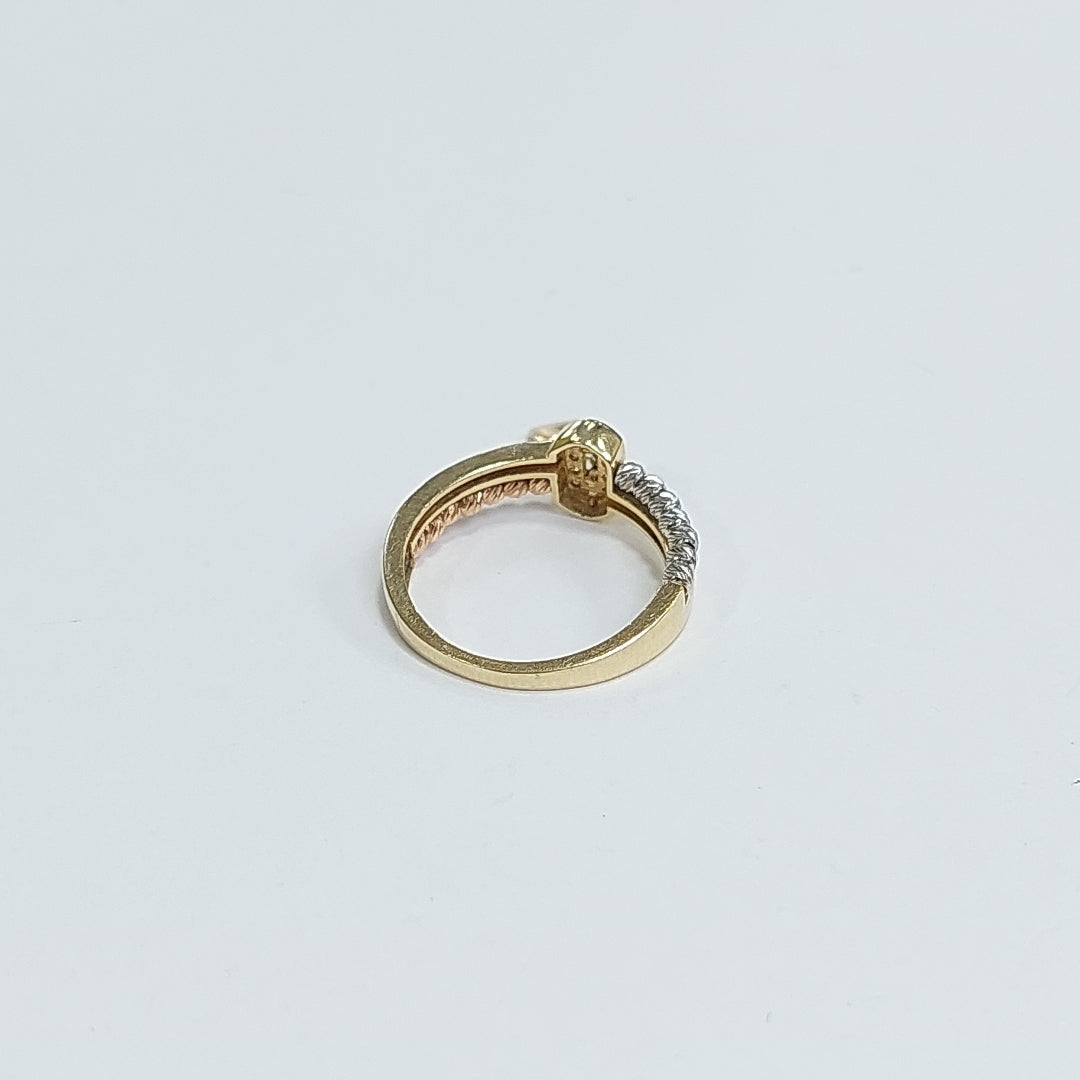 ANILLITO ORO, ORO COMBINADO 14 K 2.4 GRMS (SEMINUEVO)