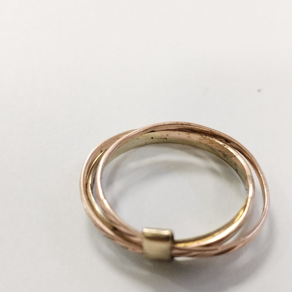 ANILLITO ORO,ORO COMBINADO 8 K 2,40 GRMS (SEMINUEVO)