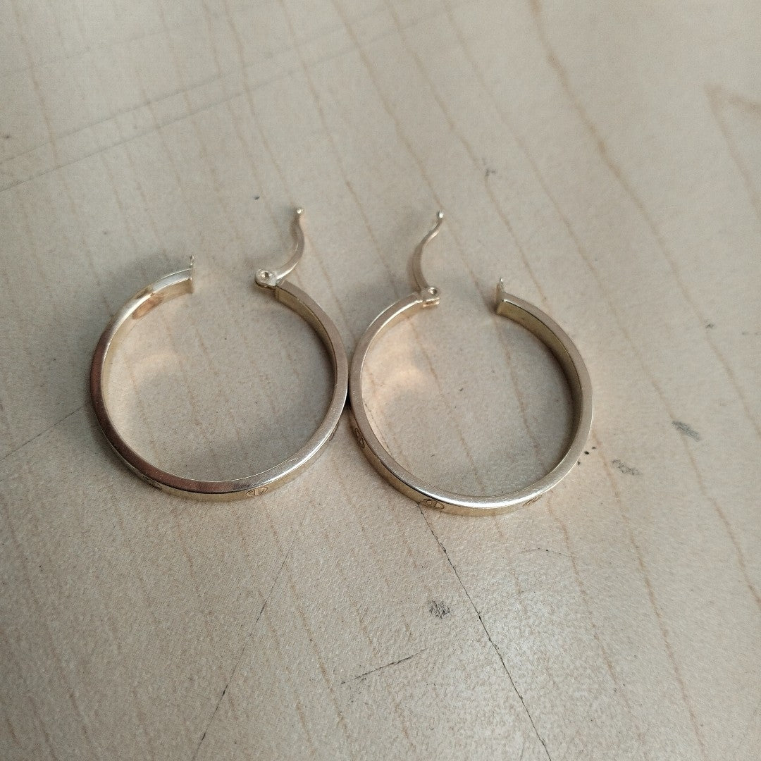 ARRACADAS PAR ORO 14 K 3.4 GRMS (SEMINUEVO)