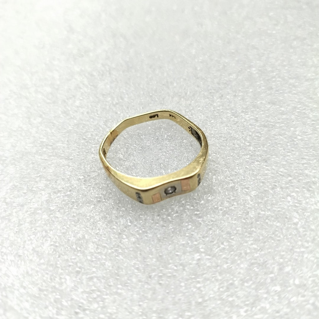 ANILLO ORO 14 K 3.5 GRMS (SEMINUEVO)