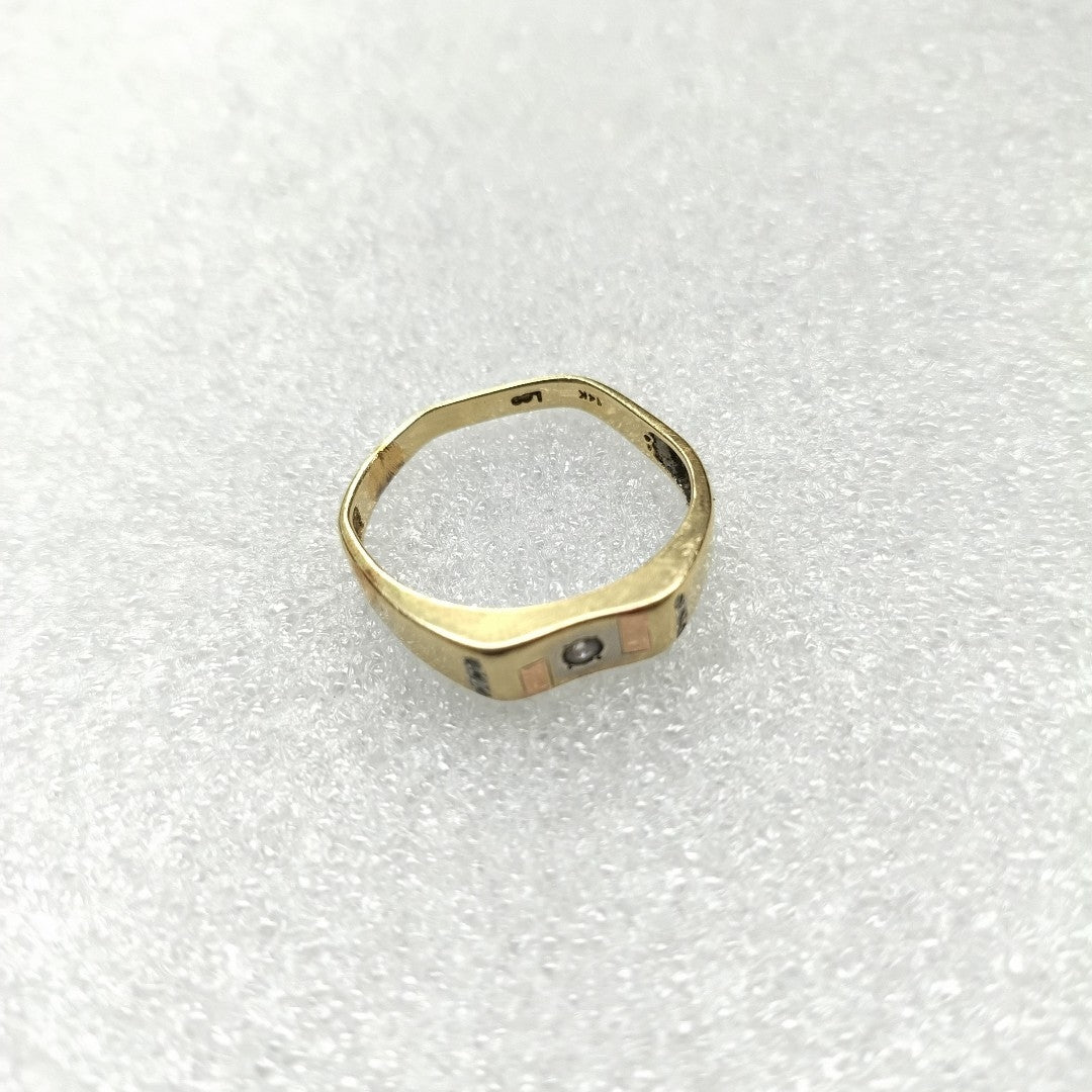ANILLO ORO 14 K 3.5 GRMS (SEMINUEVO)