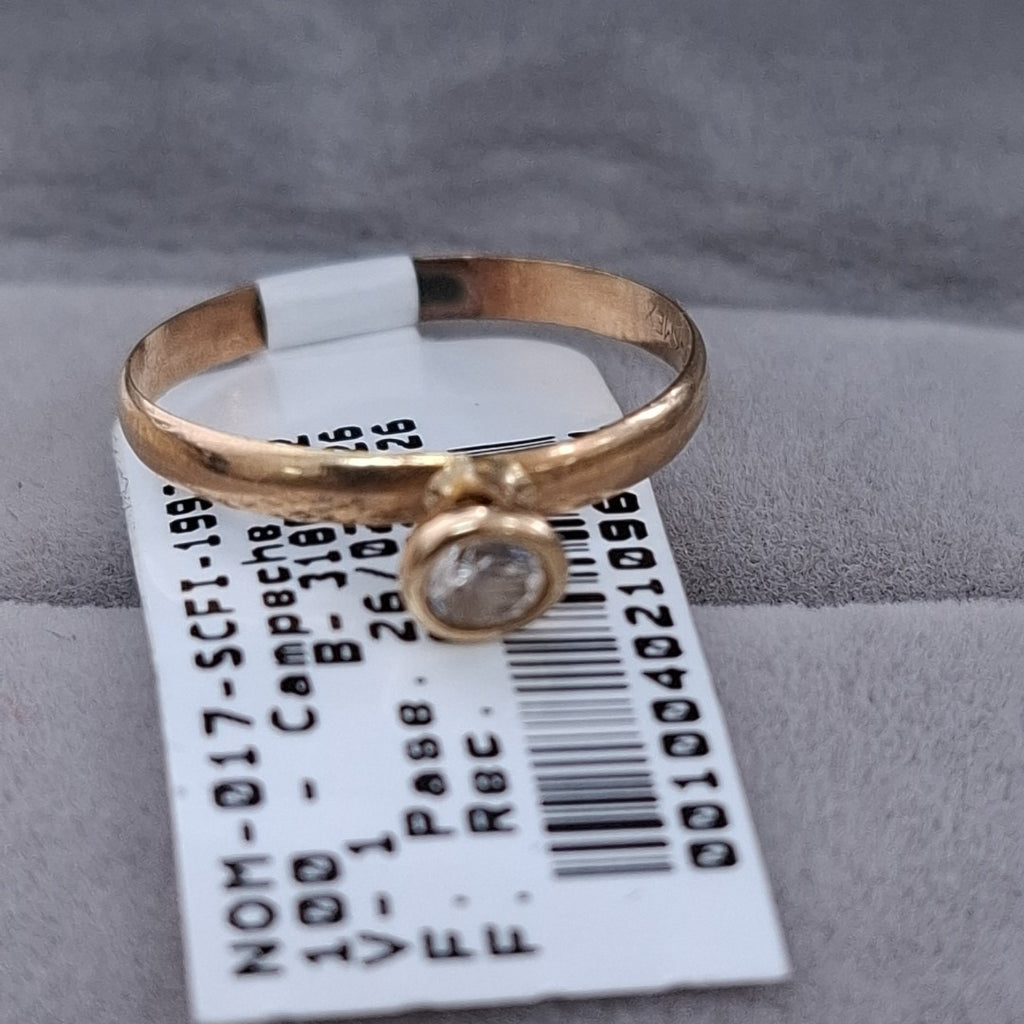 ANILLO ORO 10 K 1,00 GRMS (SEMINUEVO)