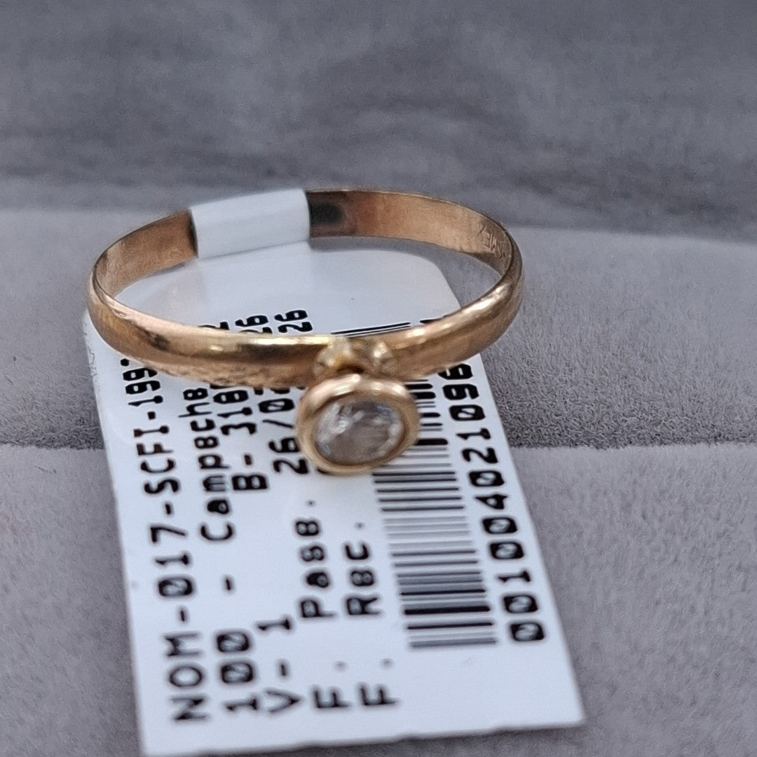 ANILLO ORO 10 K 1,00 GRMS (SEMINUEVO)