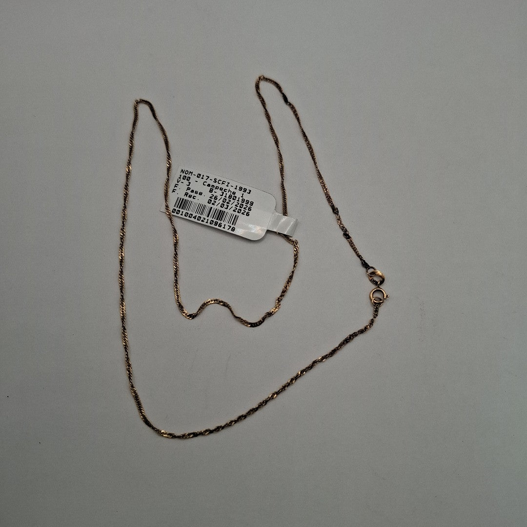 CADENA ORO 10 K 1,10 GRMS (SEMINUEVO)